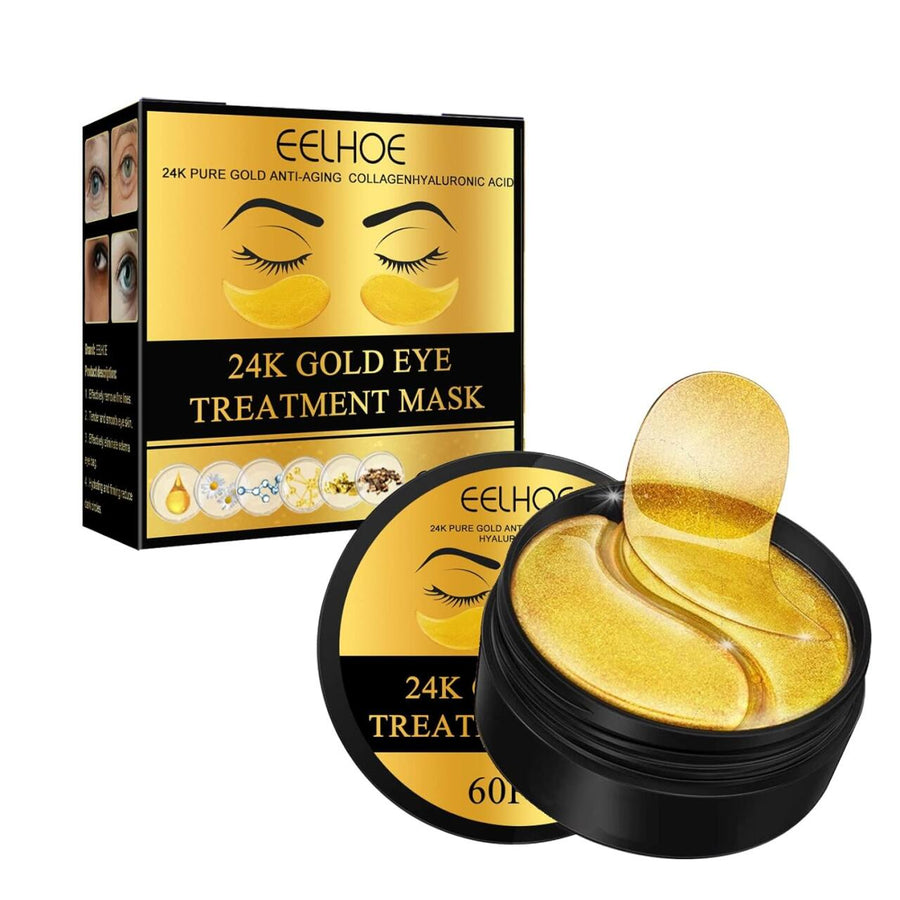 Parches de oro 24K para el contorno de ojos