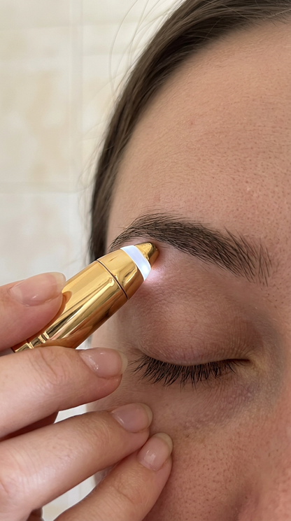 Depilador facial de precisión con luz LED