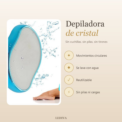 Depiladora de cristal sin dolor