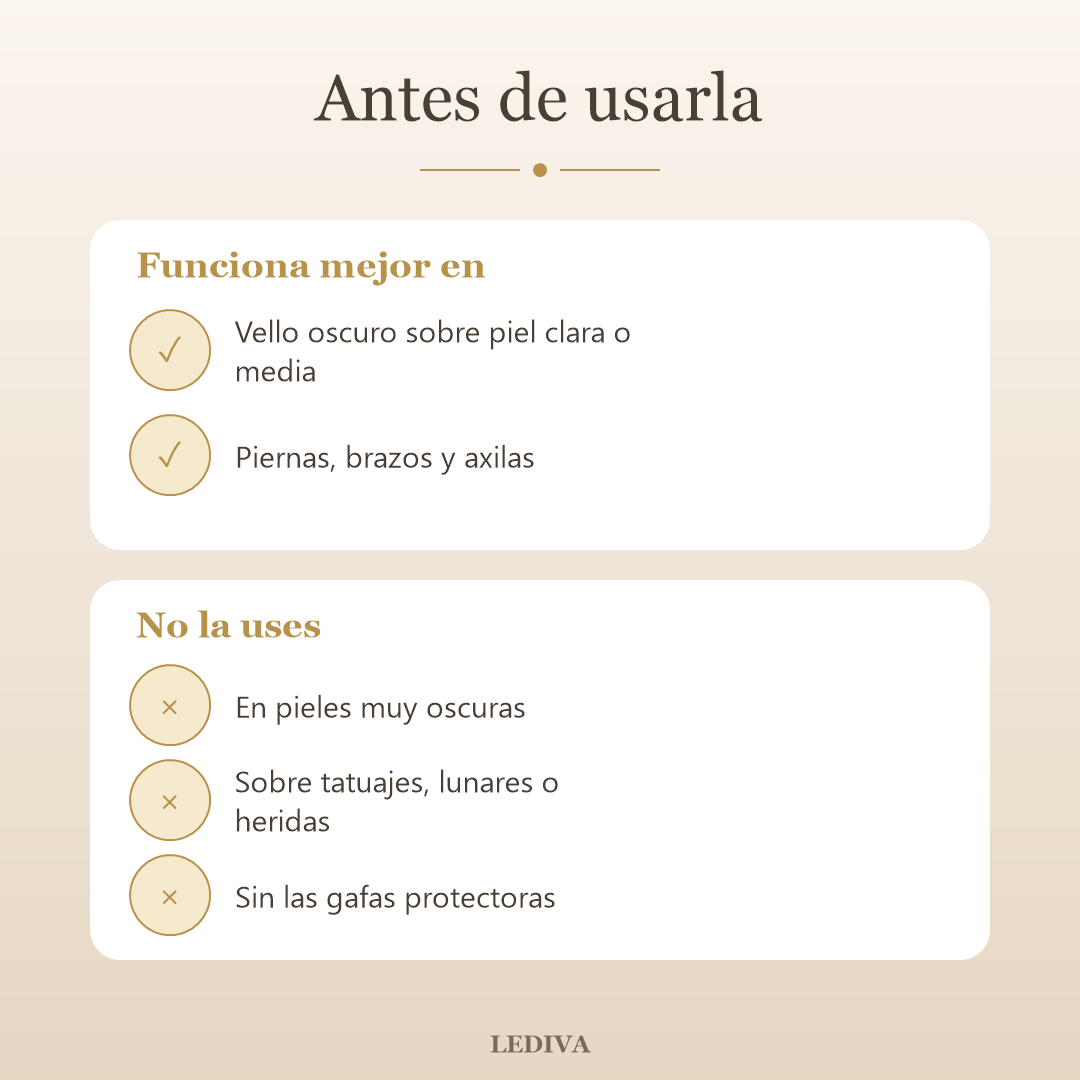 Depiladora IPL de luz pulsada